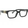Miu Miu Femme Miu Miu MU 02YV 16K1O1 Montures optiques Acétate Noir Carré Normale