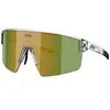 Lunettes unisexe bliz p004 l  transparent white vert