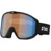Bliz - Masque de ski - Rave Matte Black Orange Blue en Silicone - Noir