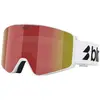 Bliz - G001S Cat 3 - Masque ski Matte White - Brown W Red Multi Cat 3