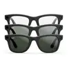 Lunettes connectées Ray-Ban Meta Wayfarer Grande Noir et vert graphite