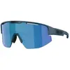Bliz Matrix - Lunettes de soleil Matte Blue Brown W Blue Mirror Cat 3