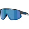 BLIZ - Lunettes de soleil - Fusion Small Matt Black Brown Mirror Blue  - Noir