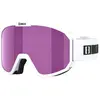 Masque Bliz Rave blanc avec lentille miroir violette pour enfant