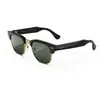 Meta - Lunettes Connectées  Ray-Ban Clubmaster Noir Doré Trans