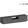 Web Furniture - Support moderne pour télévision mobile avec 4 portes e...