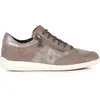 Geox - Baskets en Velours de Cuir Myria beiges T.36