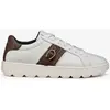 Chaussures Geox Spherica ECUB-1 blanc pur marron femme - 37