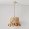 Lustre Avec Abat-jour En Raphia Honolulu Sans Ampoule - Neutre