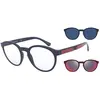 Lunettes de soleil - Emporio Armani - EA4152 - Bleu - Plastique - 52 mm