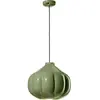 Suspension en céramique verte sauge 34x30cm Afoxé - Ferroluce