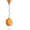 Suspension en céramique jaune 29x25cm Bumbum - Ferroluce