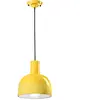 Suspension en céramique jaune citron 22,5x26,5cm Caxixi - Ferroluce