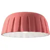 Ferroluce Plafonnier Madame Gres Céramique hauteur 17 cm, rose
