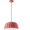 Ferroluce Suspension Madame Gres Céramique hauteur 18cm rose