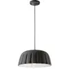 Ferroluce Suspension Madame Gres Céramique hauteur 18 cm, gris