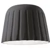 Ferroluce Plafonnier Madame Gres céramique 29 cm anthracite