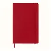 Agenda civil semainier Moleskine Horizontal Grand Format Rouge