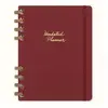 Agenda civil à spirales Moleskine non daté Format XL Cerise