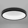 Stilnovo Plafonnier LED Reflexio, Ø 46 cm, noir