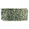 Haie artificielle extensible en bambou 200x100x4 cm acero