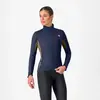Veste coupe-vent Castelli Entrata 2 bleu intense vert femme - L
