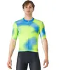 Castelli Vortice Jersey - Maillot vélo homme Aquamarine / Electric Lime M