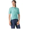 Maillot Castelli Espresso manches courtes bleu piscine femme - XL