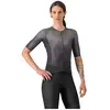 Castelli - Women's Climber's A/C Jersey - Maillot de cyclisme taille M, gris