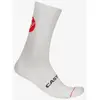Chaussettes Castelli Entrata 18 blanc - L-XL