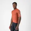 Castelli - Entrata Apex Jersey - Maillot vélo homme Paprika / Silver M...
