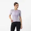 Maillot Castelli Espresso 2 manches courtes blanc violet femme - XXS