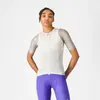 Maillot Castelli Corretto manches courtes blanc ivoire femme - S