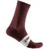 Chaussettes unisexe castelli espresso 15 bordeaux