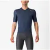 Maillot Castelli Espresso manche courte bleu foncé - XXL