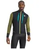 Veste manches longues homme sportful supergiara noir vert bleu