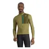 Maillot Sportful SuperGiara Thermal manche longue vert foncé - M