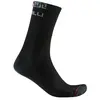 Chaussettes unisexe castelli bandito merino 18 noir