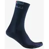 Chaussettes unisexe castelli bandito merino 18 bleu