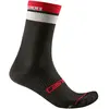 Chaussettes castelli gara thermal 18 blanc rouge