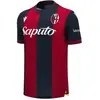 Macron Maillot de match domicile adulte Bologna FC 1909 bleu / rouge XL