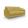 Divani.store Edgar Canapé lit convertible - Jaune