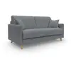 Divani.store Edgar Canapé lit convertible - Gris