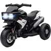 HOMCOM Moto Électrique pour Enfants 3-5 Ans (max. 25 kg) avec 3 Roues,...