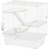 PawHut Cage pour Rongeurs Multi-niveaux avec Accessoires Inclus, en Ac...