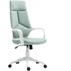 HOMCOM Chaise de Bureau en Tissu avec Fonction Balancier, Hauteur Régl...