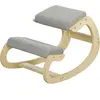 HOMCOM Chaise Ergonomique avec Inginocchiatoire et Inclinable, en Tiss...