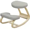 HOMCOM Chaise Genouillère à Bascule, en Tissu et Bois de Bouleau, 50x7...