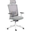 HOMCOM Chaise de bureau ergonomique et respirante avec soutien lombair...
