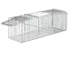 Outsunny Cage Piège pour Rats, Souris et Ragondins Pliable en Acier, 9...